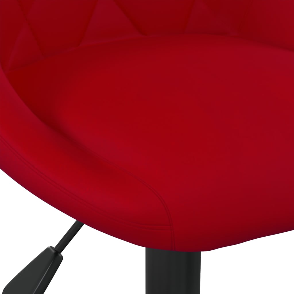 Office Chair Wine Red Velvet