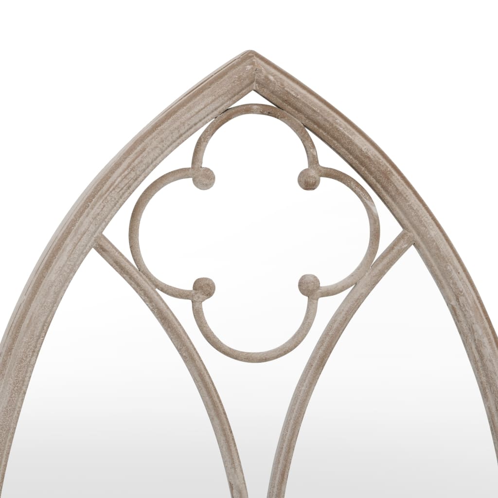 Garden Mirror Sand 70x30 cm Iron