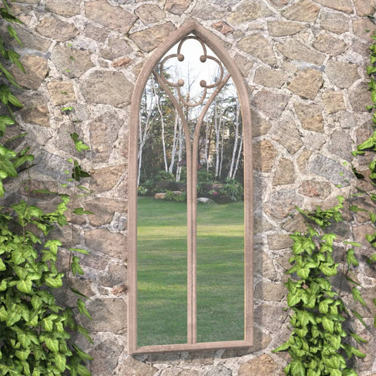 Garden Mirror Sand 70x30 cm Iron