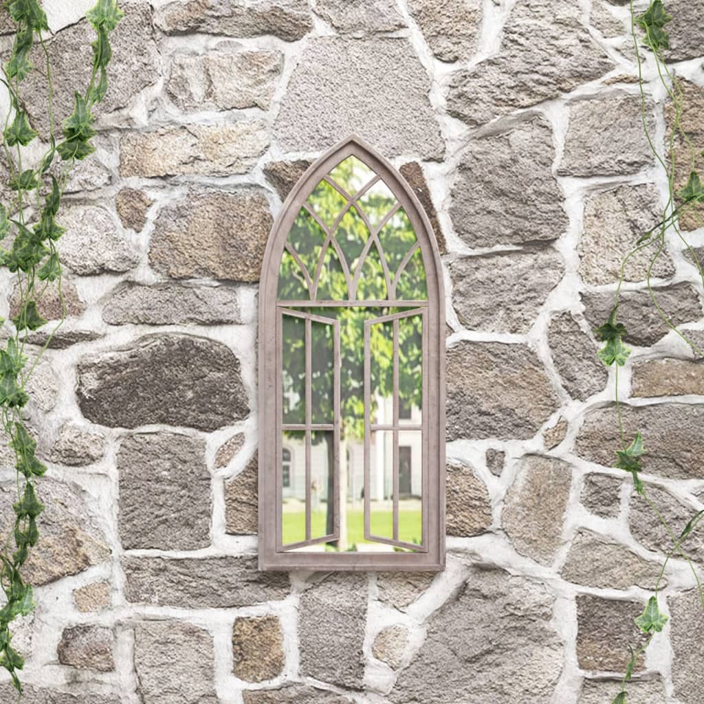 Garden Mirror Sand 70x30 cm Iron
