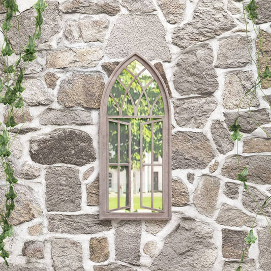 Garden Mirror Sand 70x30 cm Iron