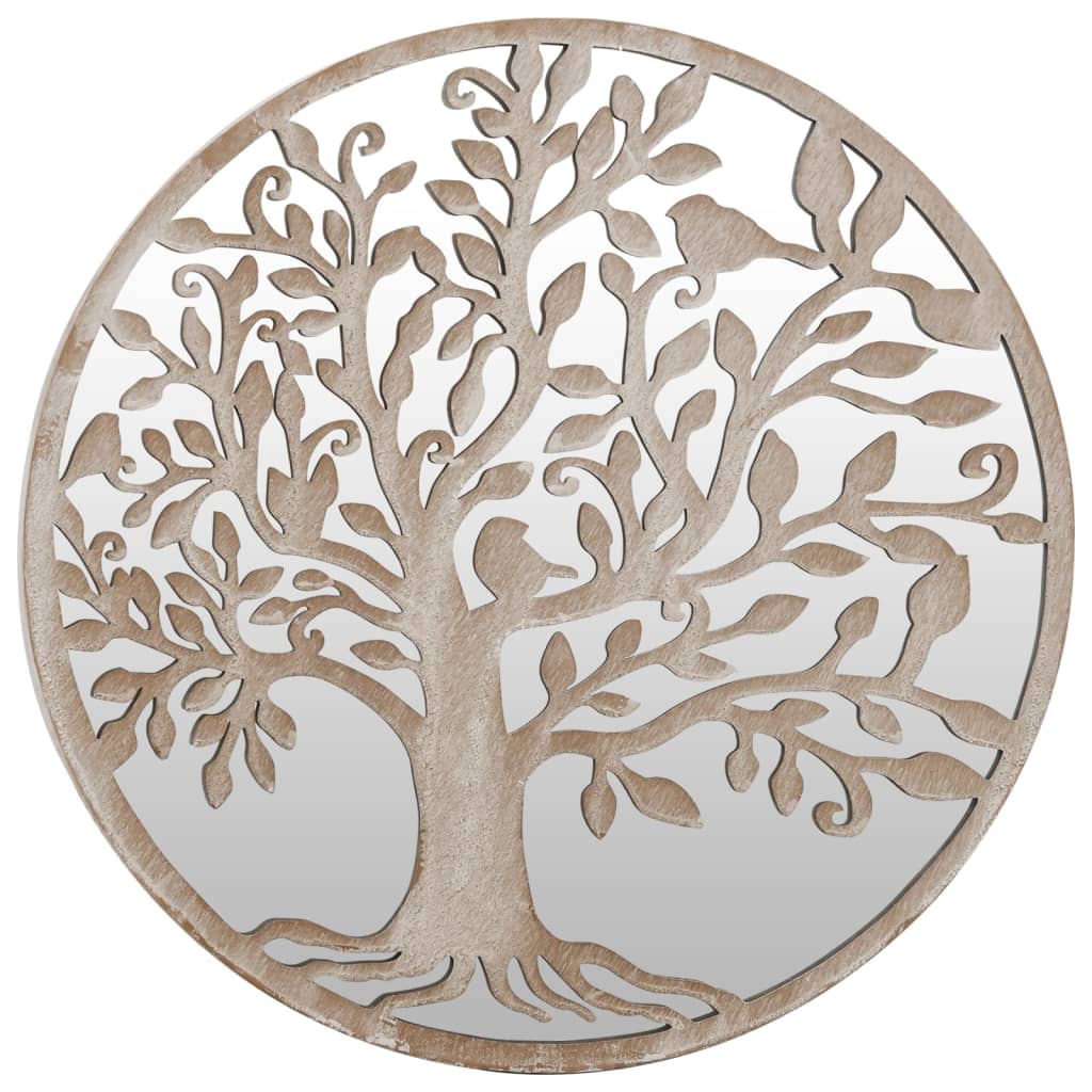 Garden Mirror Sand 40x2.5 cm Iron Round