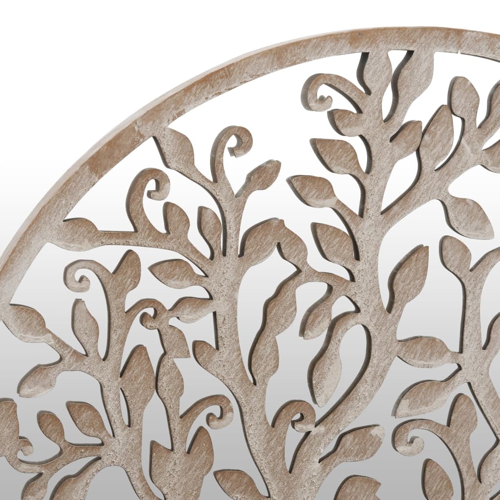 Garden Mirror Sand 40x2.5 cm Iron Round
