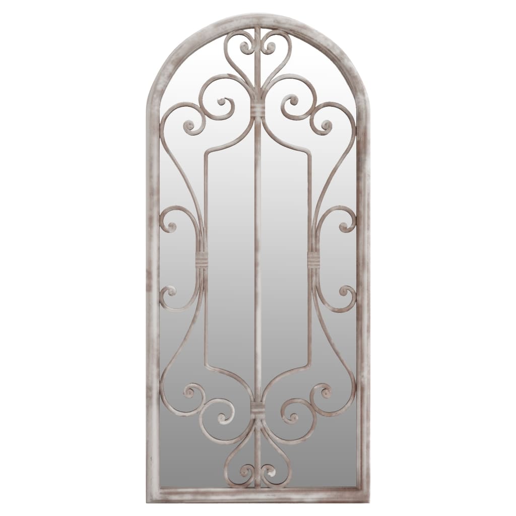 Miroir de jardin Sable 100x45 cm Fer