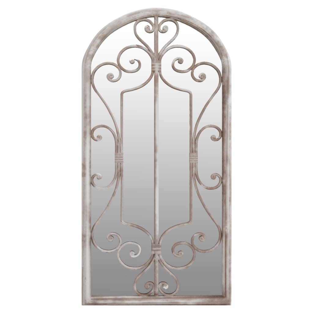 Garden Mirror Sand 70x30 cm Iron