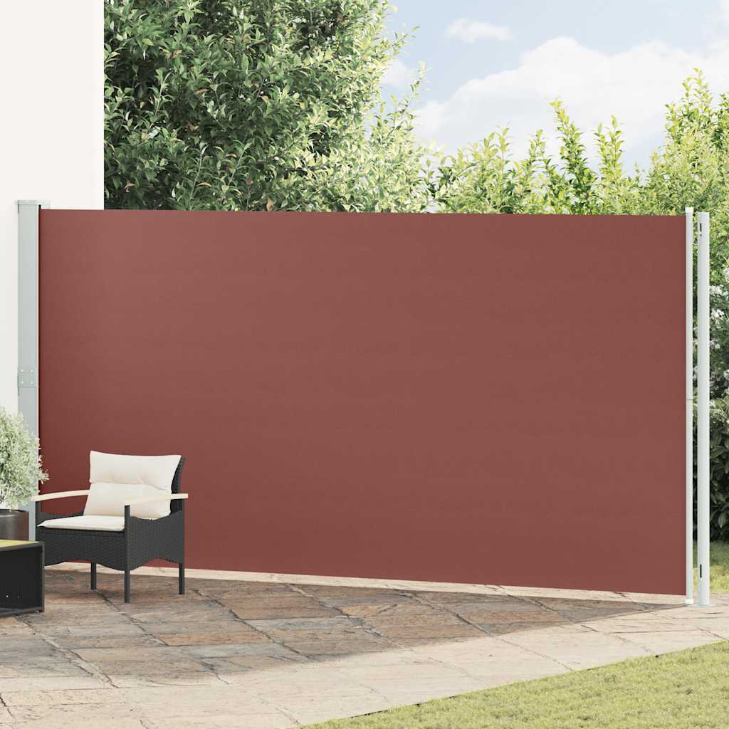 Seitenmarkise Ausziehbar 200x600 cm Braun