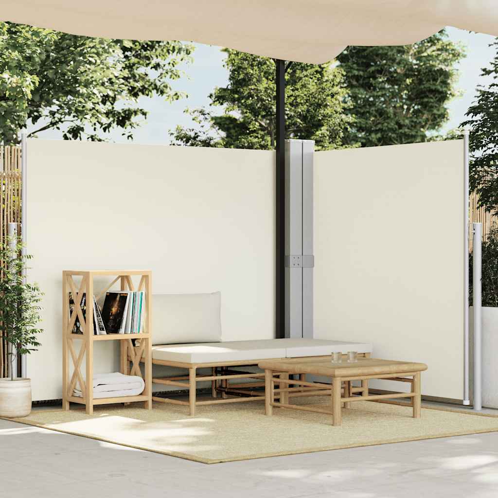 Seitenmarkise Ausziehbar Creme 180x600 cm