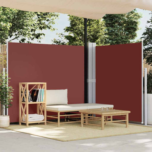 Seitenmarkise Ausziehbar Braun 180x600 cm
