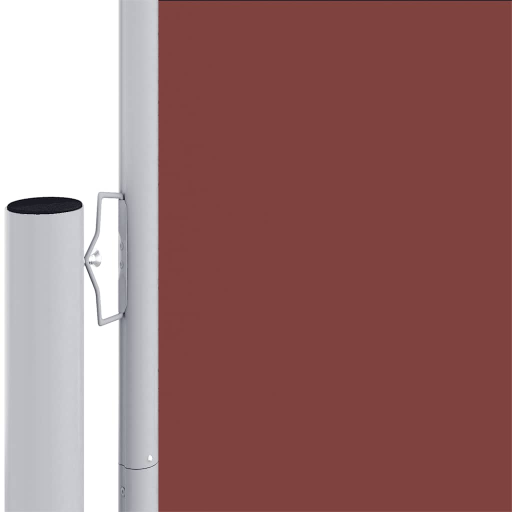 Seitenmarkise Ausziehbar Braun 200x600 cm
