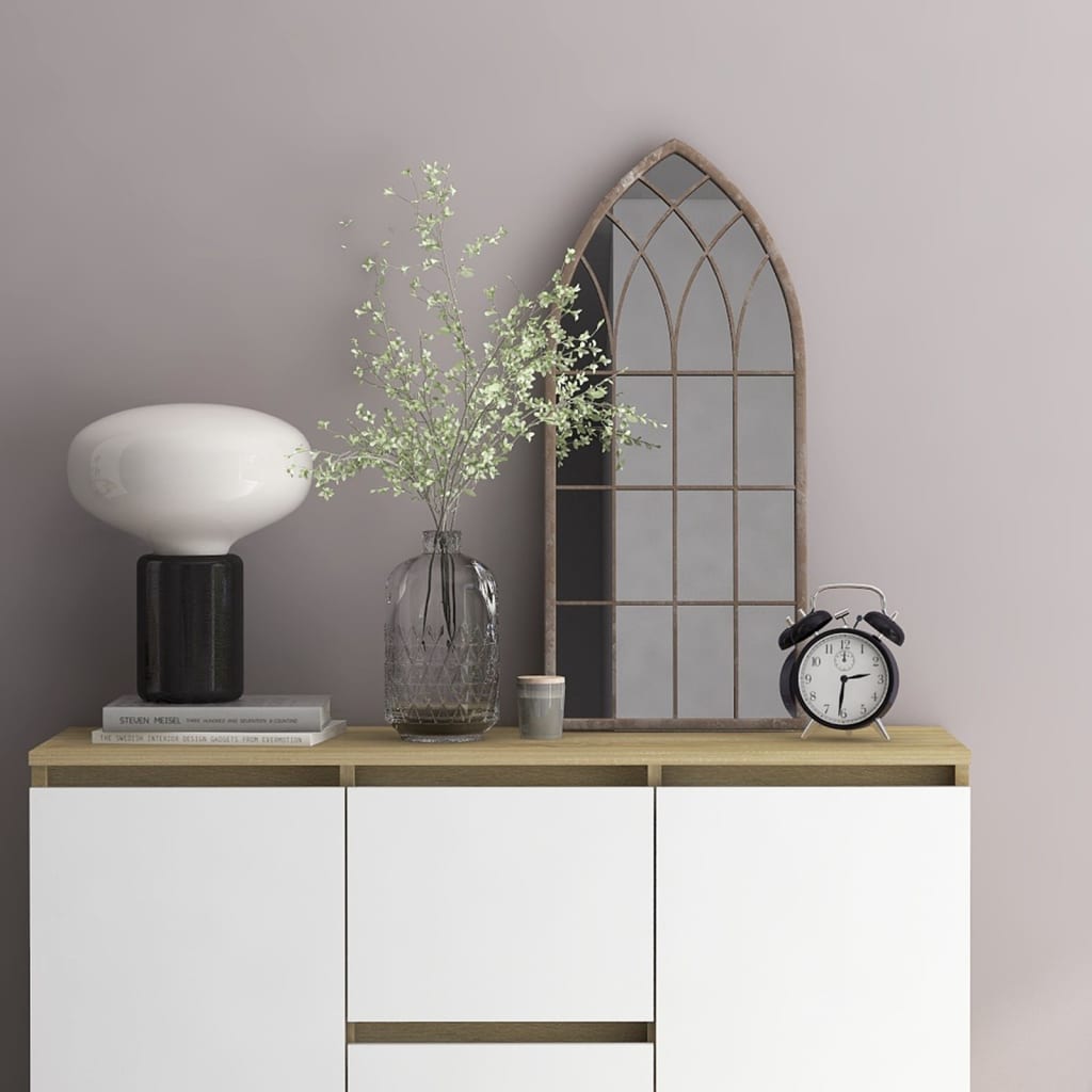 Miroir couleur sable 70x30 cm Fer pour l'intérieur