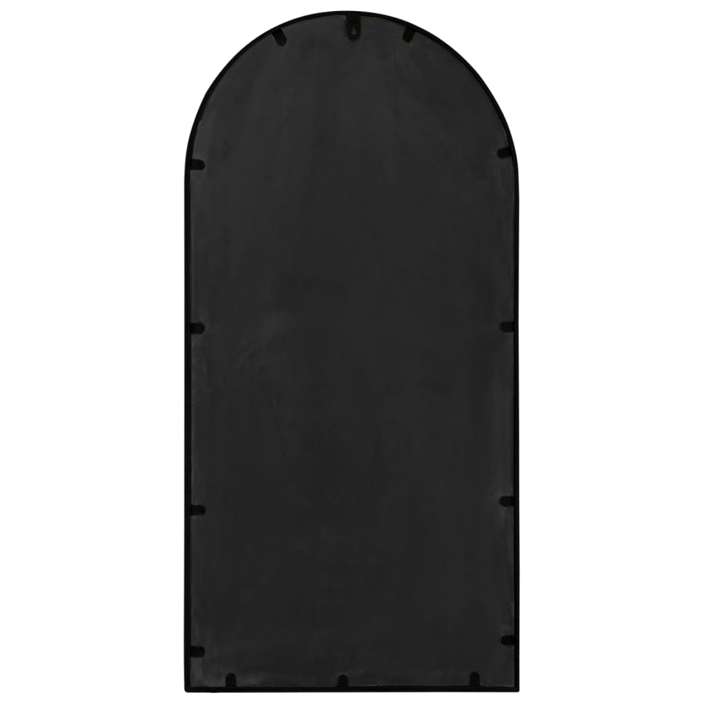 Miroir noir 90x45 cm en fer pour l'intérieur