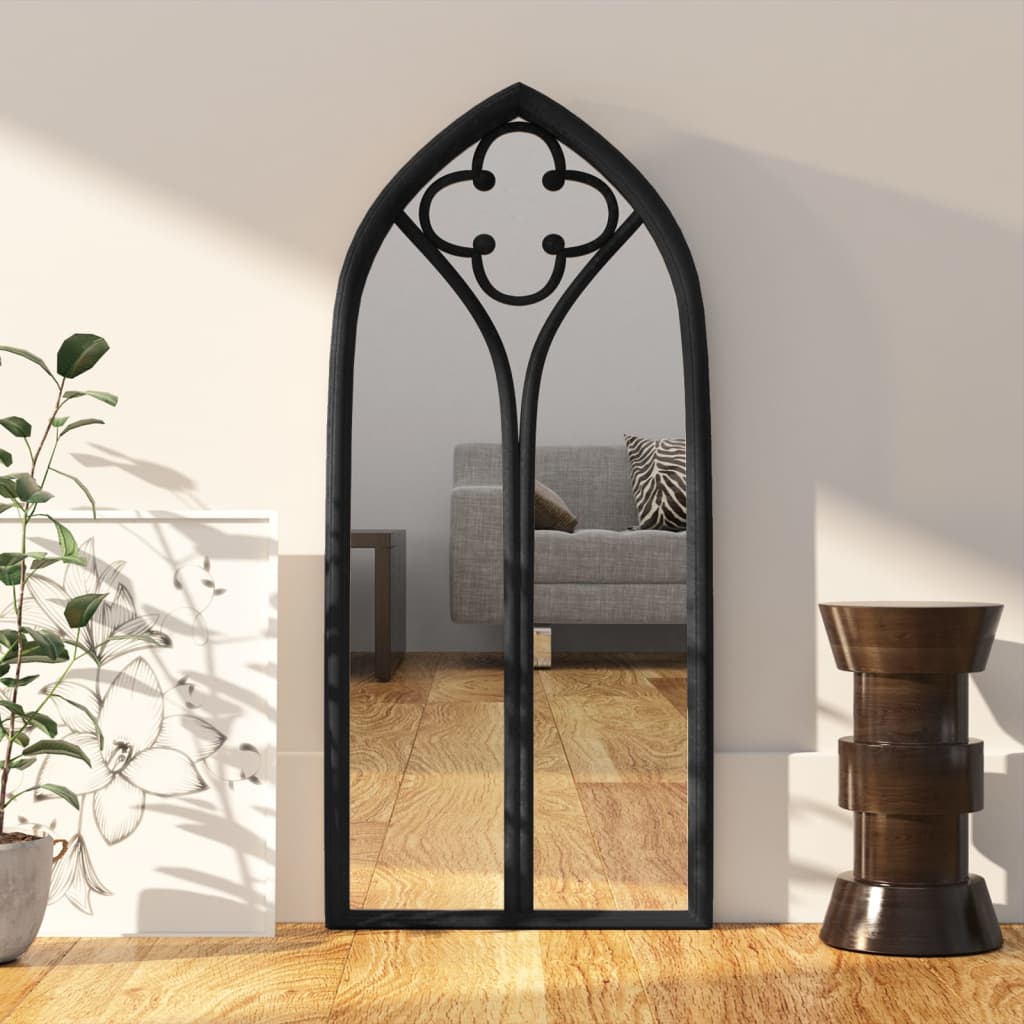 Miroir noir 70x30 cm Fer pour l'intérieur
