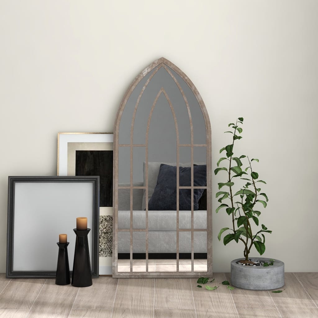 Miroir couleur sable 100x45 cm Fer pour l'intérieur