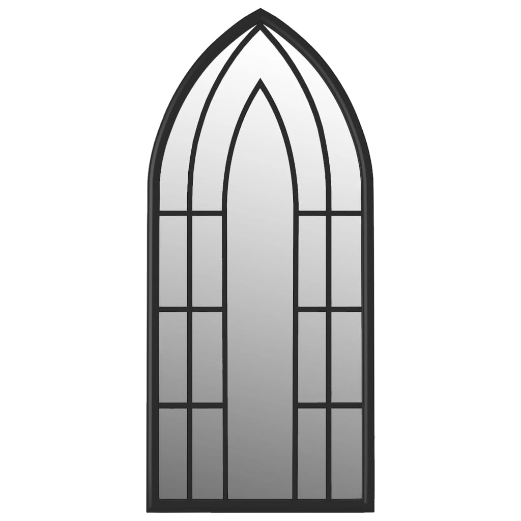 Miroir Noir 100x45 cm Fer pour l'intérieur