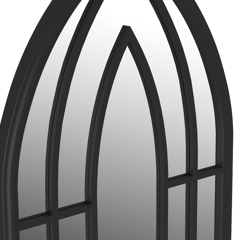 Miroir Noir 100x45 cm Fer pour l'intérieur