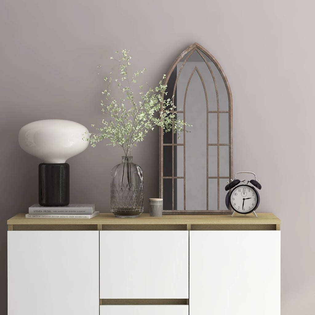 Miroir couleur sable 70x30 cm Fer pour l'intérieur