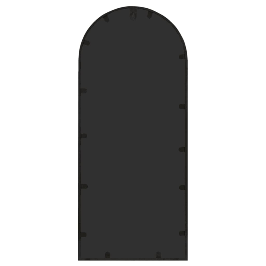 Mirror Black 100x45 cm Iron for indoor use