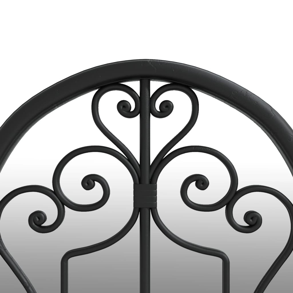 Mirror Black 100x45 cm Iron for indoor use