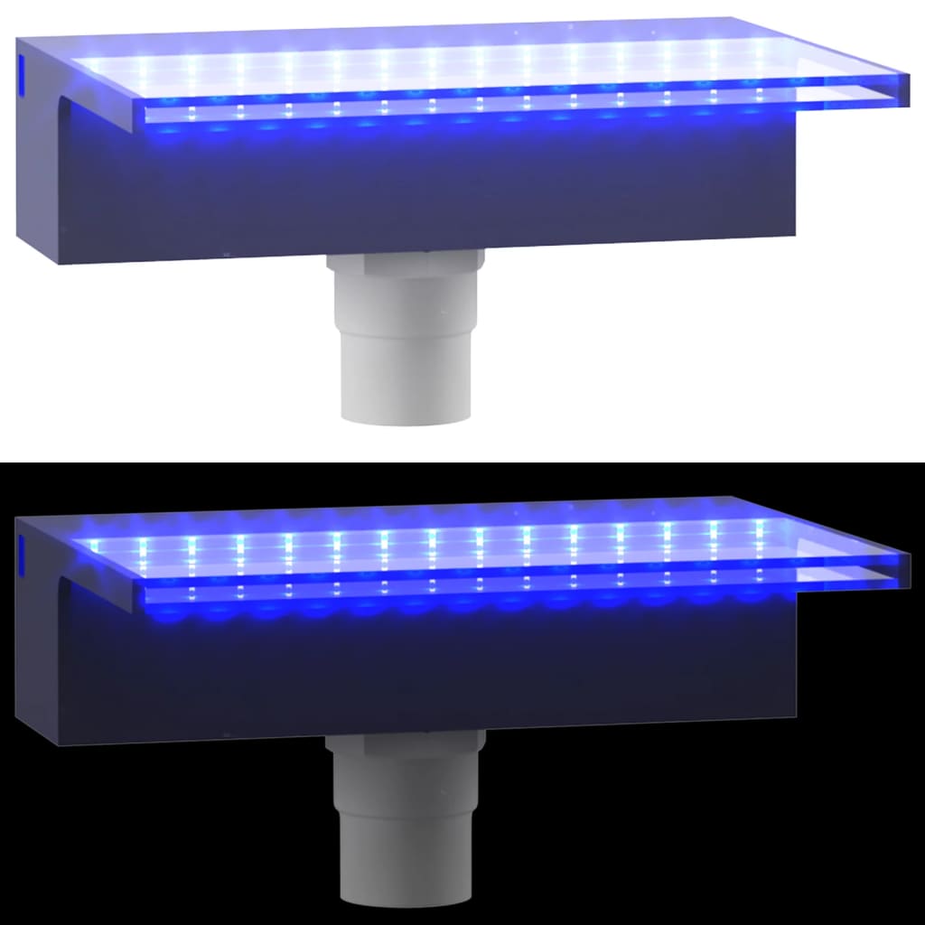 Élément cascade avec LEDs RGB acrylique 30 cm