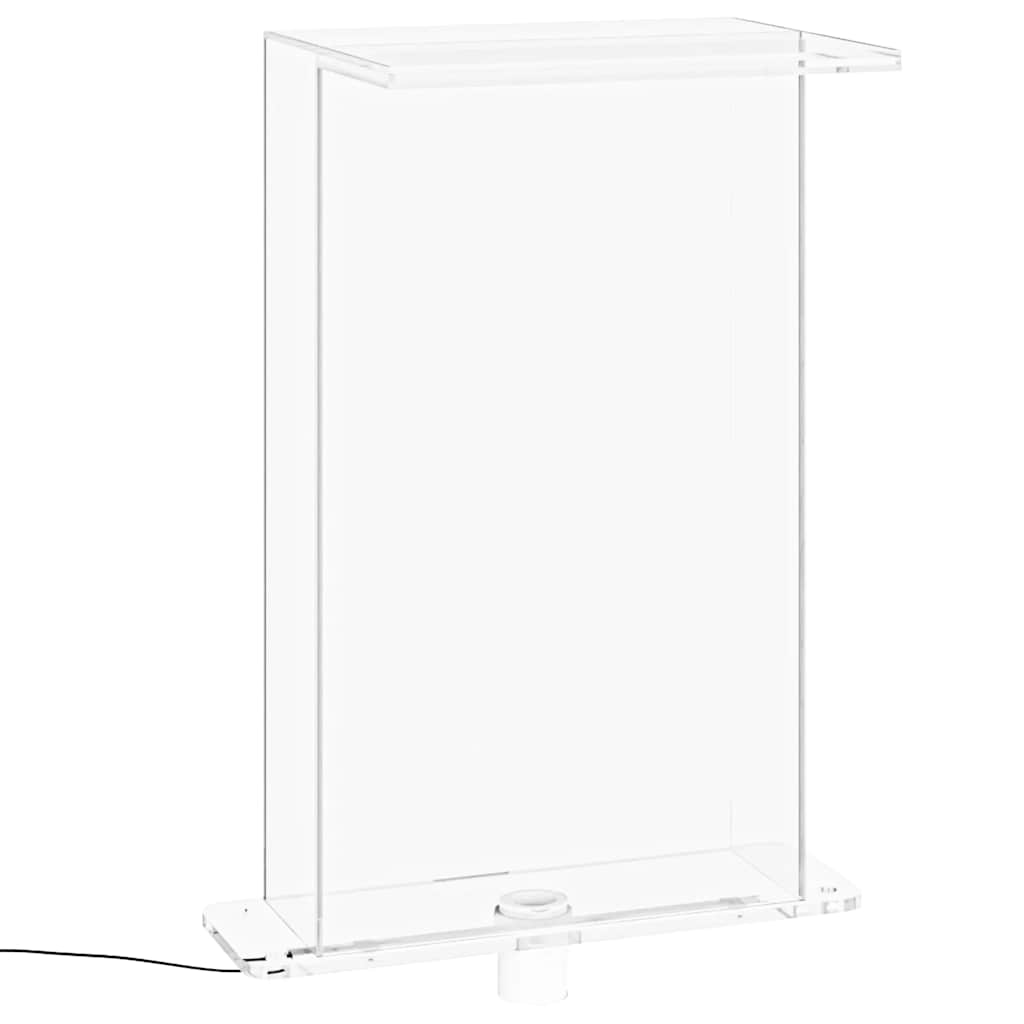 Chute d'eau avec LED RGB Acrylique 51 cm