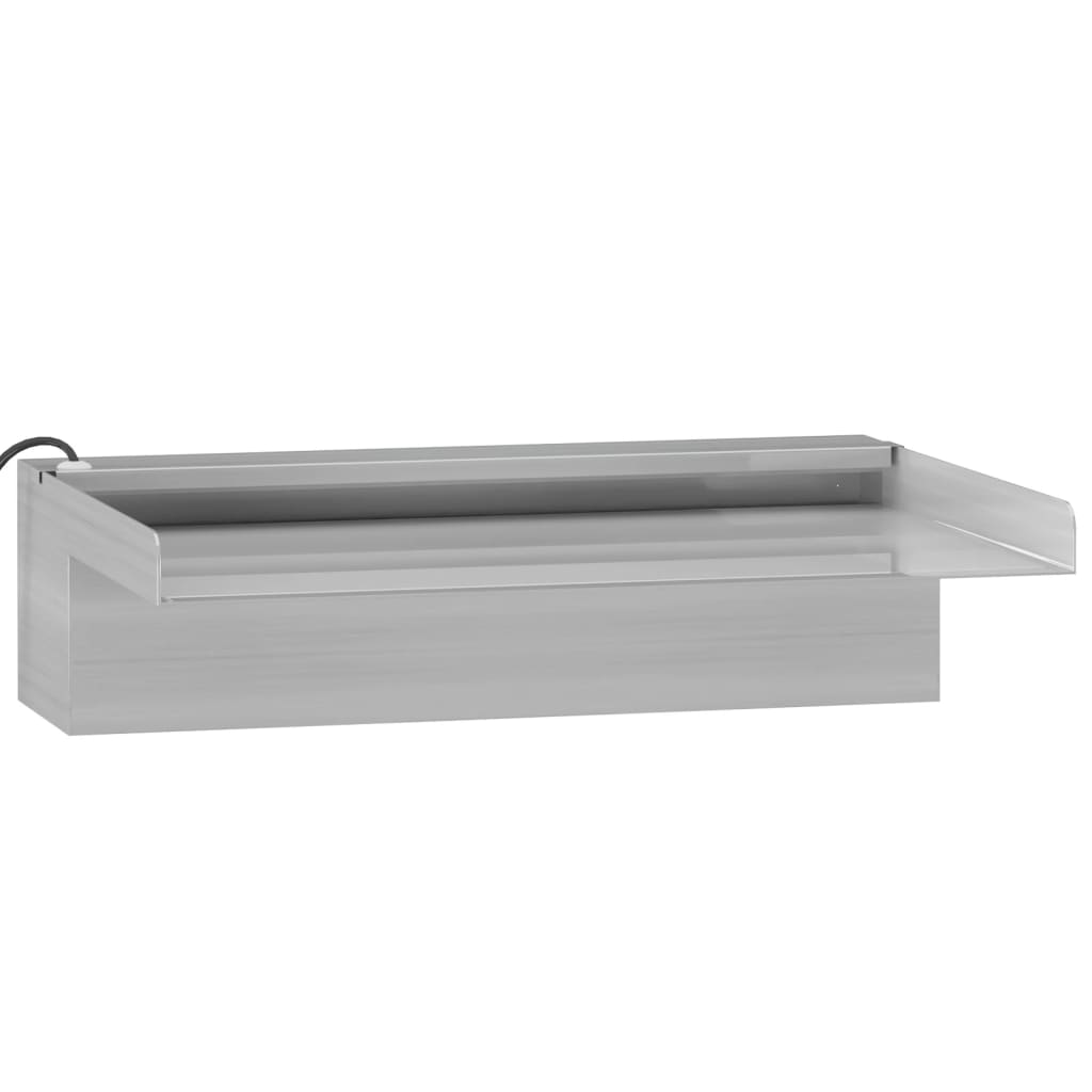 Élément cascade avec LED RGB en acier inoxydable 30 cm