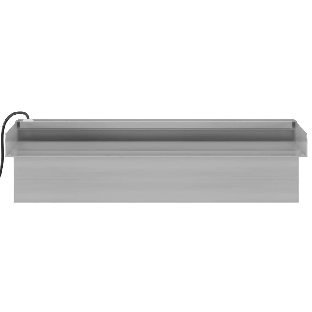 Élément cascade avec LED RGB en acier inoxydable 30 cm