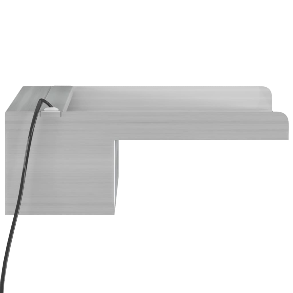 Élément cascade avec LED RGB en acier inoxydable 30 cm