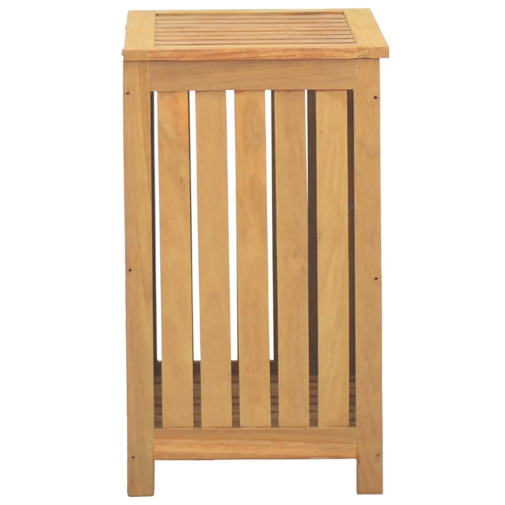 Wäschebehälter 50x35x60 cm Massivholz Teak