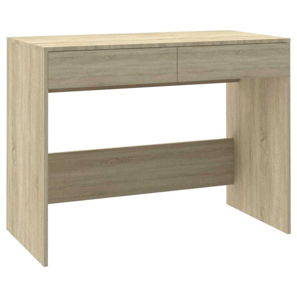 Bureau Chêne Sonoma 101x50x76,5 cm Panneau de particules