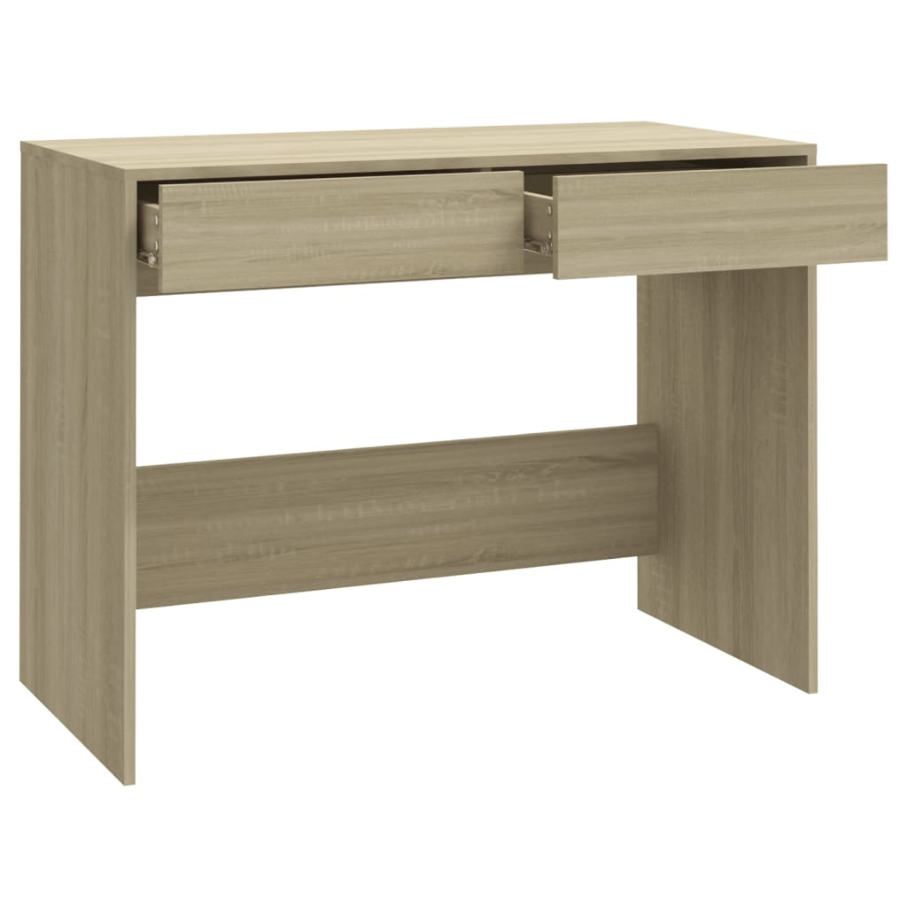 Bureau Chêne Sonoma 101x50x76,5 cm Panneau de particules