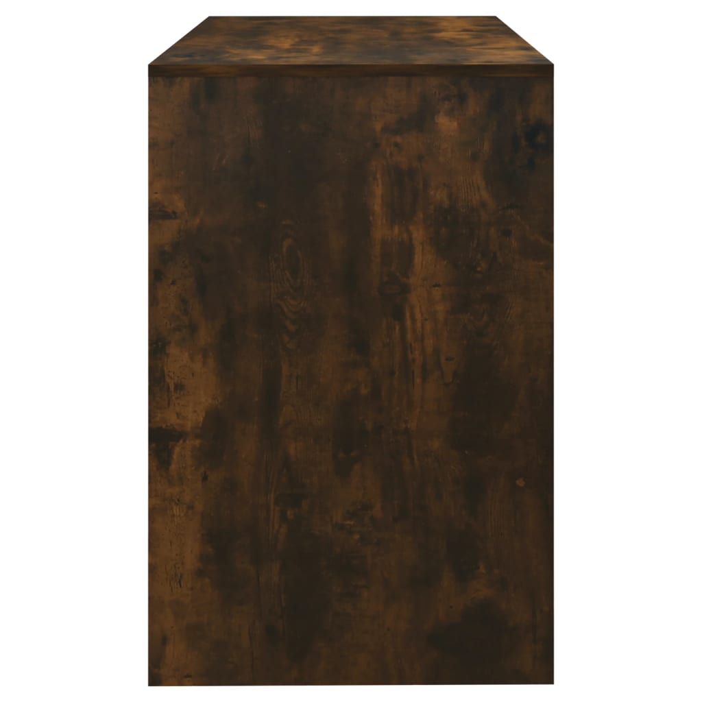 Bureau chêne fumé 101x50x76,5 cm Bois d'ingénierie