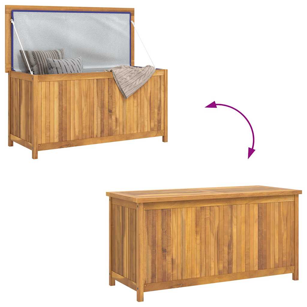 Gartenbox 114x50x58 cm Massivholz Teak