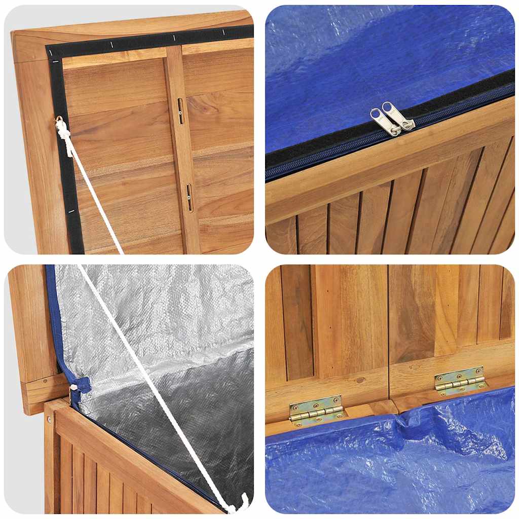 Gartenbox 175x50x55 cm Massivholz Teak