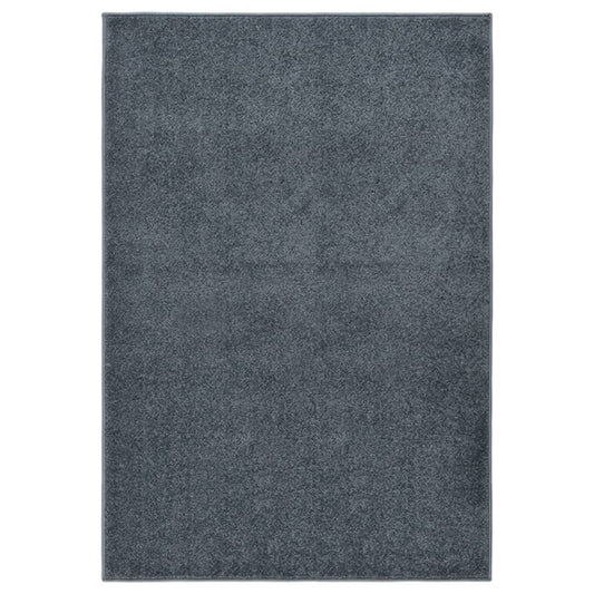 Short Pile Rug 160x230 cm Anthracite