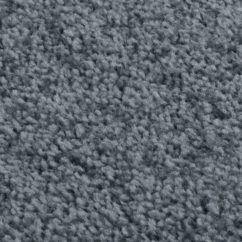 Tapis à poils courts 160x230 cm Anthracite