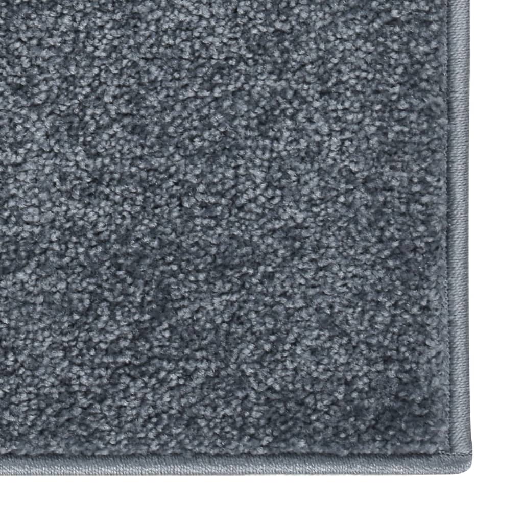 Tapis à poils courts 160x230 cm Anthracite