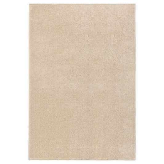 Short Pile Rug 160x230 cm Beige