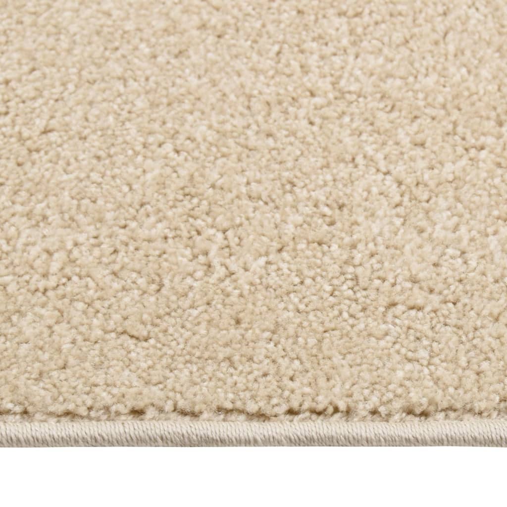 Tapis à poils ras 160x230 cm Beige