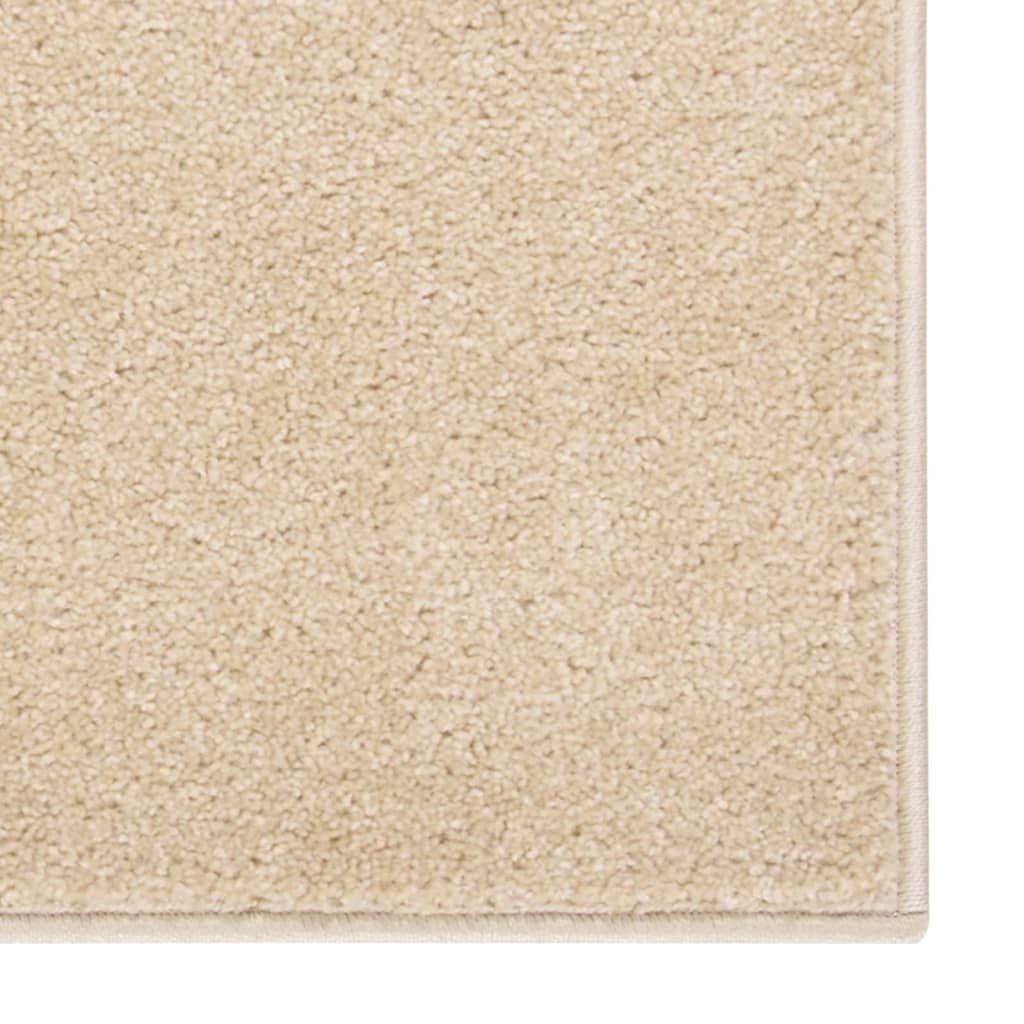 Tapis à poils ras 160x230 cm Beige