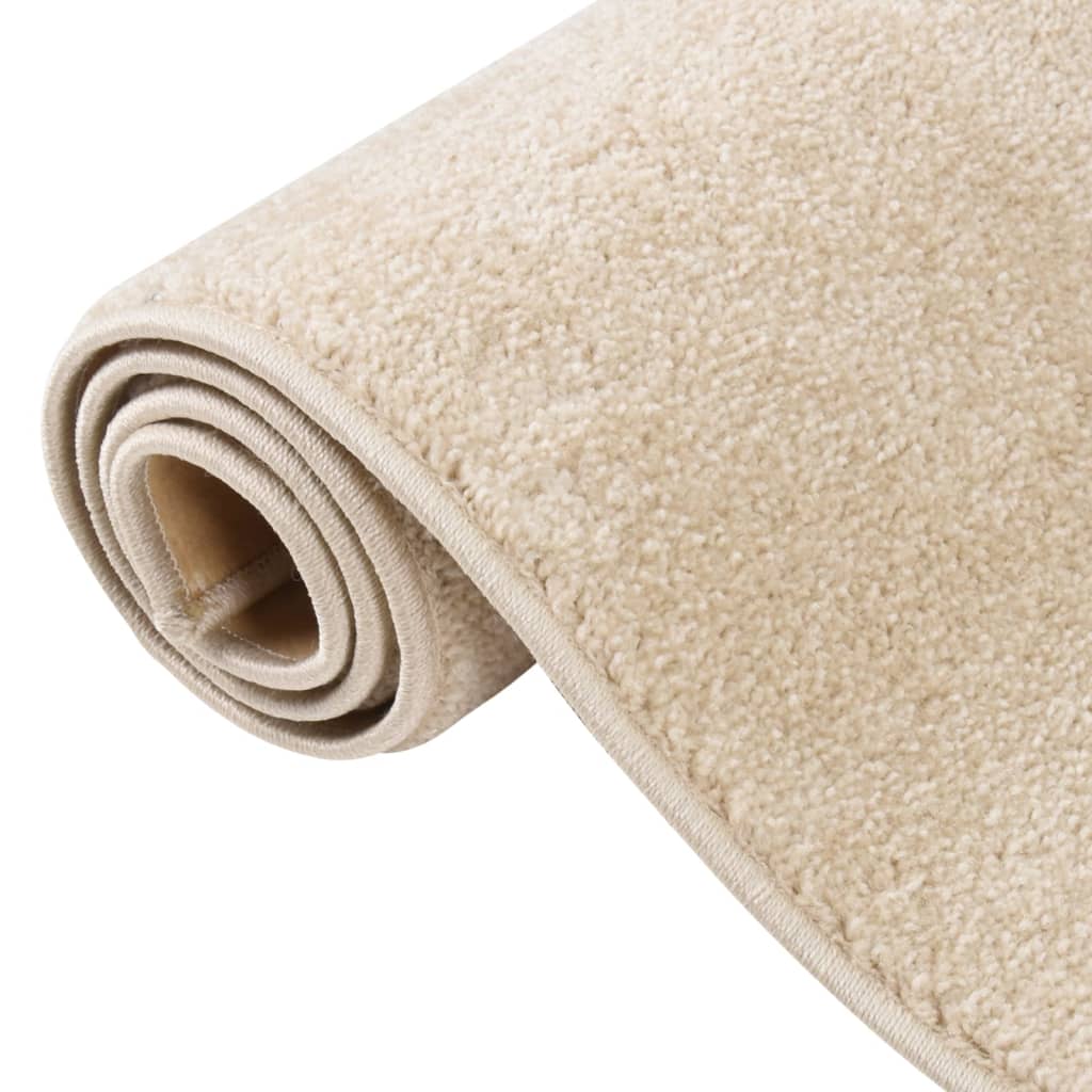 Tapis à poils ras 160x230 cm Beige