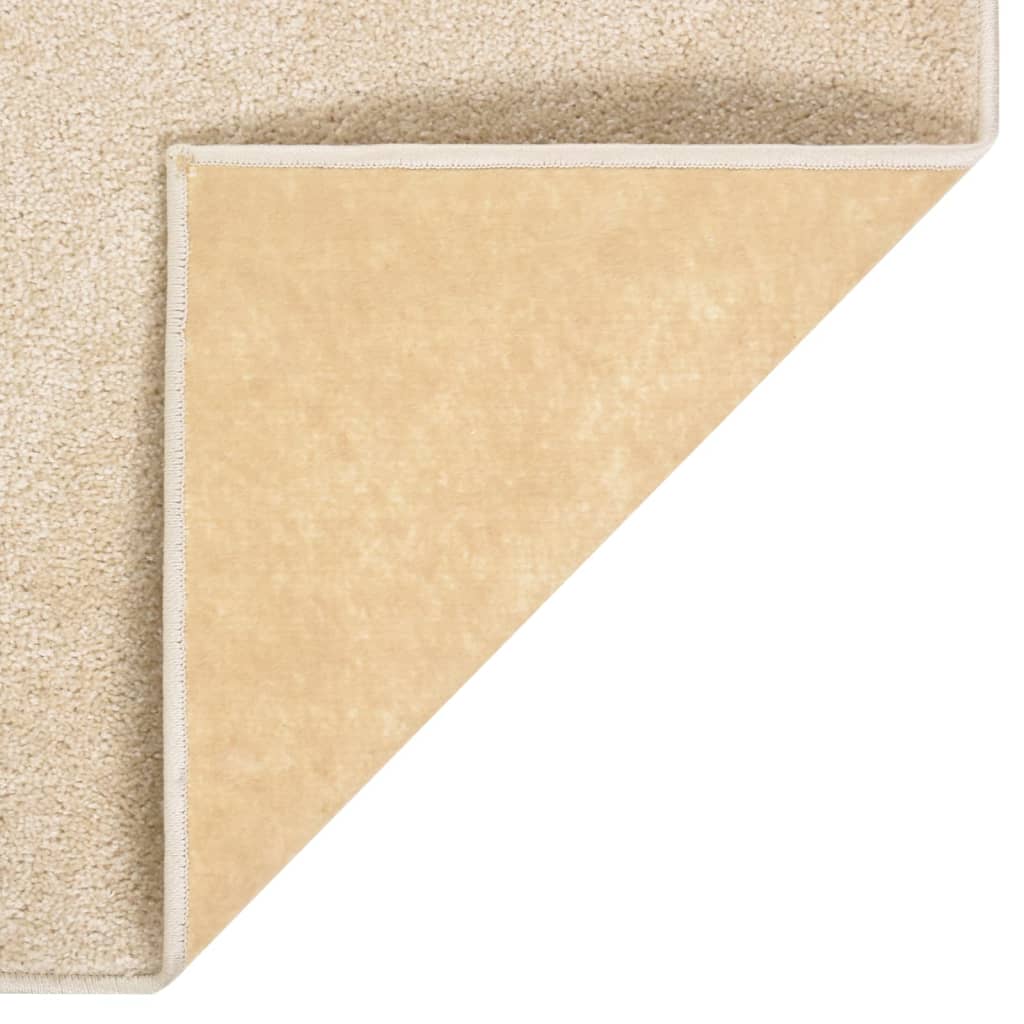 Tapis à poils ras 160x230 cm Beige
