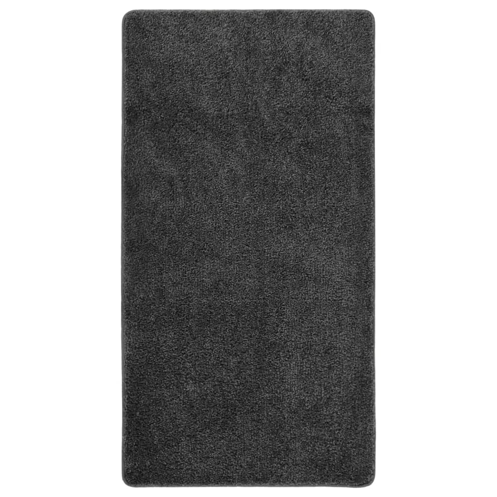 Shaggy Rug Dark Grey 80x150 cm Non-Slip