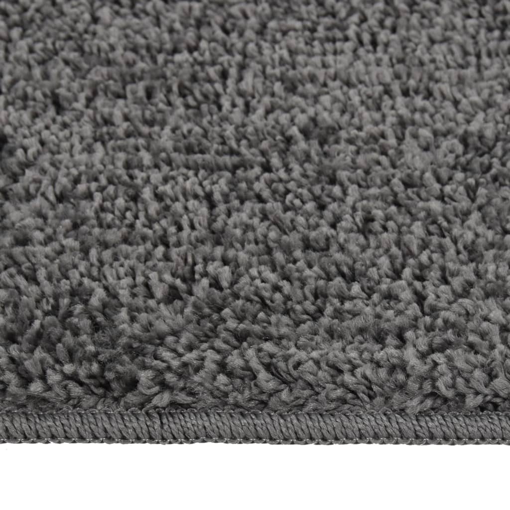 Shaggy Rug Dark Grey 80x150 cm Non-Slip