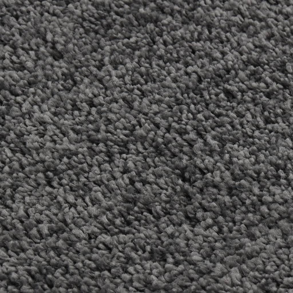 Shaggy Rug Dark Grey 80x150 cm Non-Slip