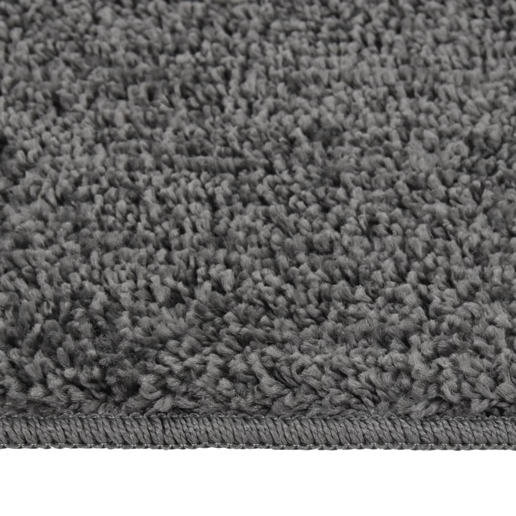 Shaggy Rug Dark Grey 120x170 cm Non-Slip