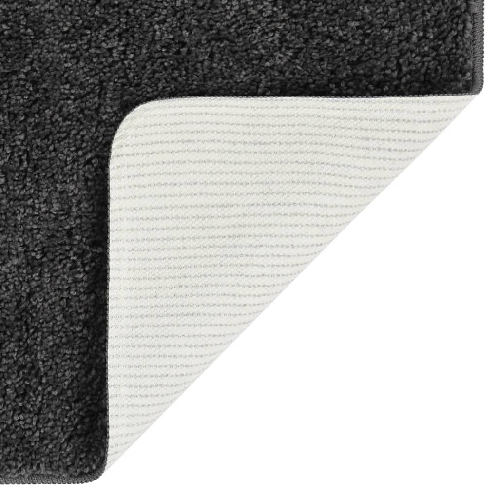 Shaggy Rug Dark Grey 120x170 cm Non-Slip