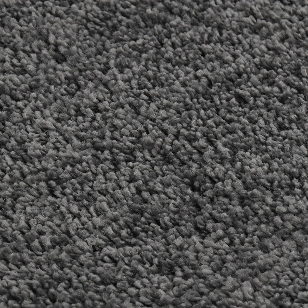 Shaggy Rug Dark Grey 120x170 cm Non-Slip