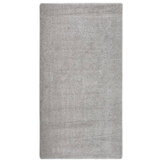 Light Grey Shaggy Rug 80x150 cm Non-Slip