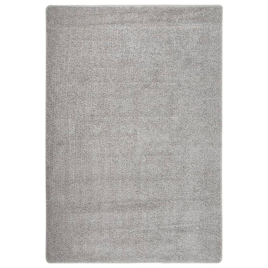 Shaggy Rug Light Gray 120x170 cm Non-Slip