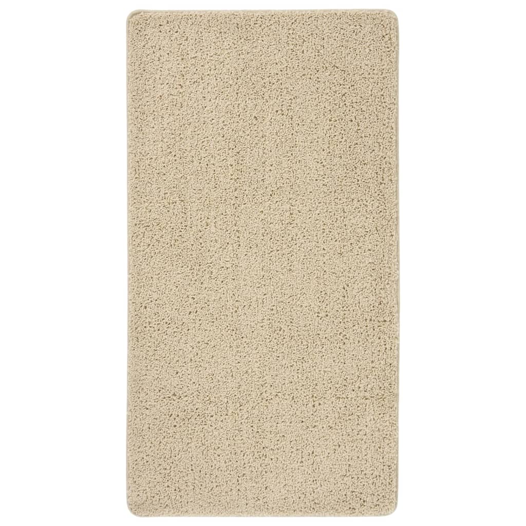 Shaggy Rug Cream 80x150 cm Non-Slip
